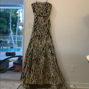 Badgley Mischka gown